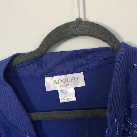 Vintage Adolfo Sport Blue Jumpsuit - Picture 5 of 7